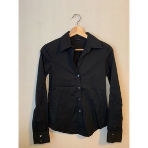 Theory Larissa button down black size xs (P)